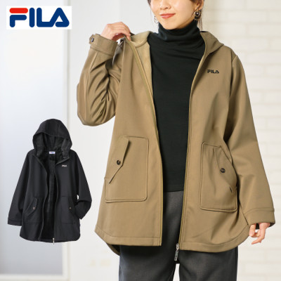 ＜FILA＞裏フリース付き防風ジャケット