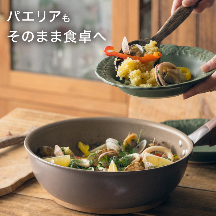 ギャル曽根プロデュース！スルッと長持ち万能フライパン鍋4点セット 直火用