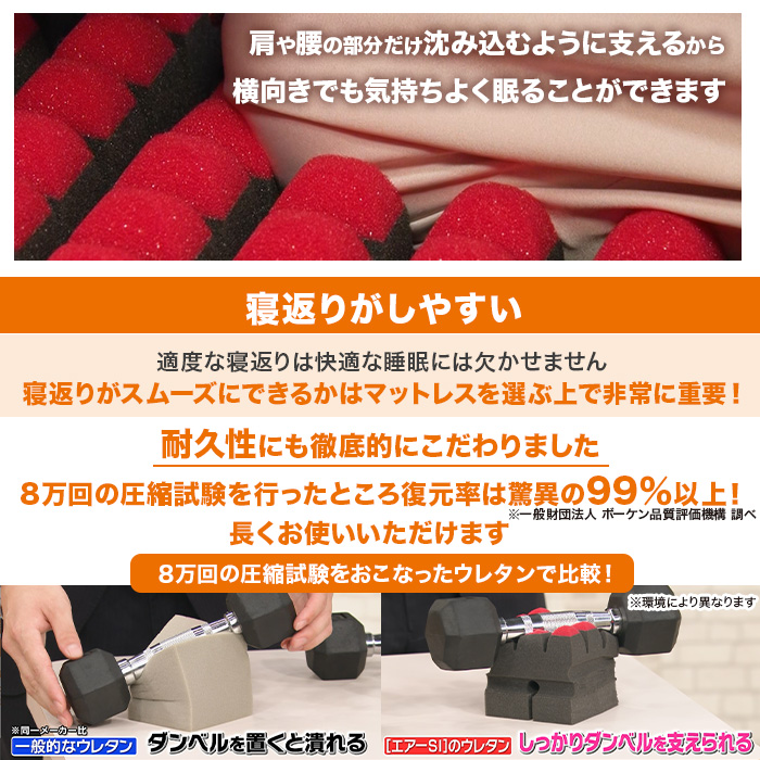 西川(nishikawa)[エアーSI]コンディショニングマットレス ダブル