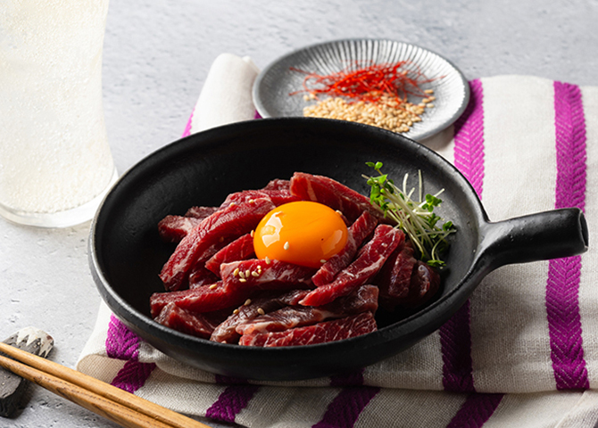 buyer's roomグルメ 黒毛和牛ユッケ風生ハム 100g