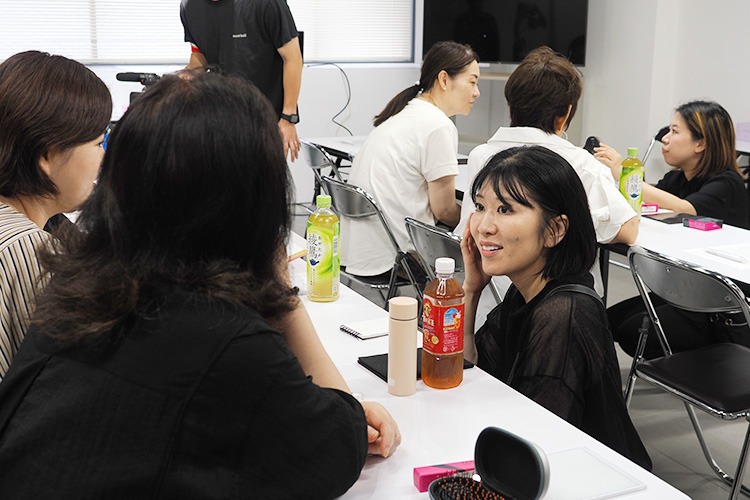 イベント開始前から学生さんたちがアテンドしてくれました！