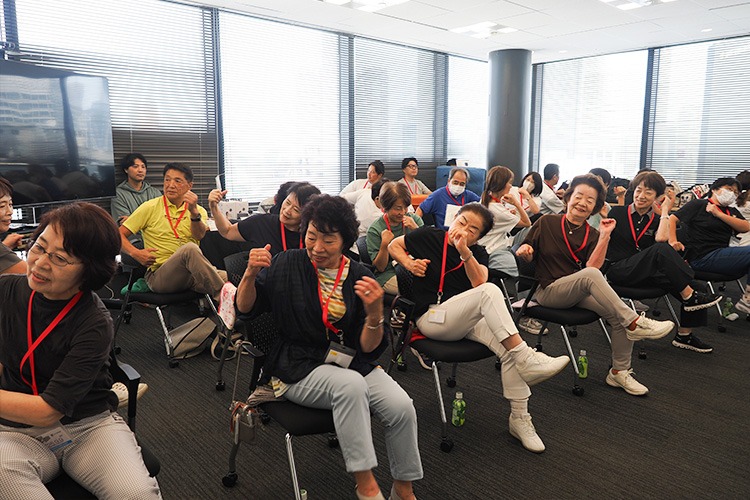 健康の知識を得ながら、その場で体も動かせて、脳にも体にも嬉しいイベントです！