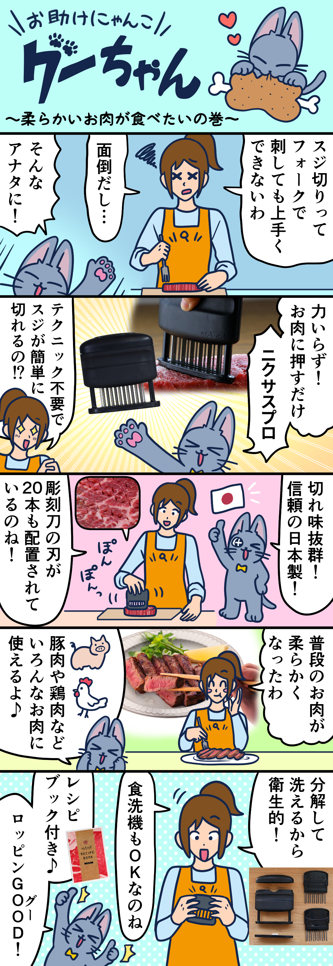 ニクサスプロ おすすめポイント漫画